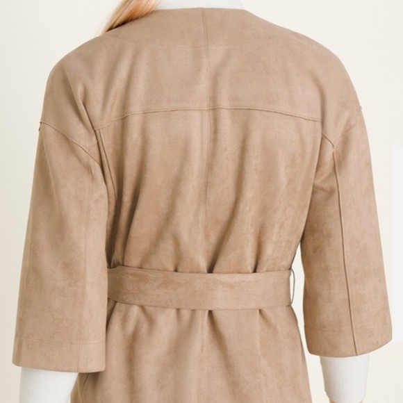 New with tags women's Chico's 1 soft blue suede like - Picture 8 of 8